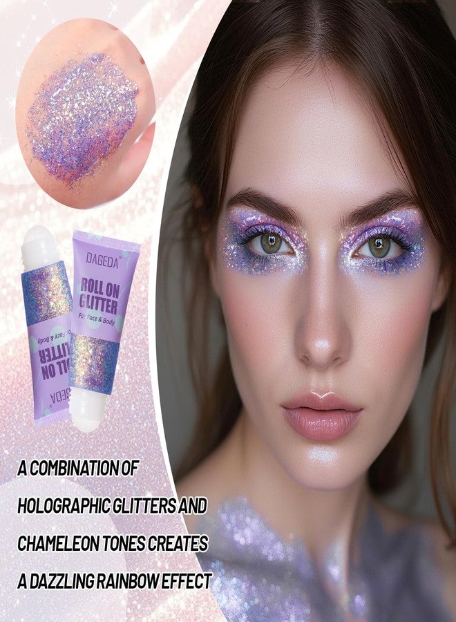 داجيدا جل لامع للجسم من داجيدا، جل لامع ثلاثي الأبعاد للوجه والشعر، مناسب لملابس المهرجانات وإكسسوارات حورية البحر، مكياج لامع للجسم بألوان متغيرة، إكسسوارات ملابس الحفلات للأطفال والفتيات والنساء، 50 مل (حورية البحر) - Image 2